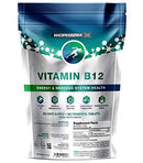 Vitamin B12 1000mcg (365 Vegan Tables / 1 Year Supply) Premium Grade / 100% Pure Certified & Maximum Strength