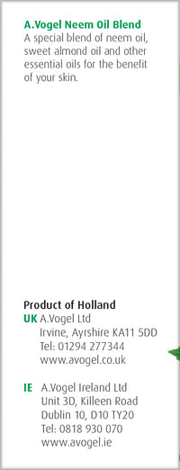 A.Vogel Neem Oil Blend | Cosmetic Oil for the Benefit of Your Skin | Suitable for Vegans | 100ml