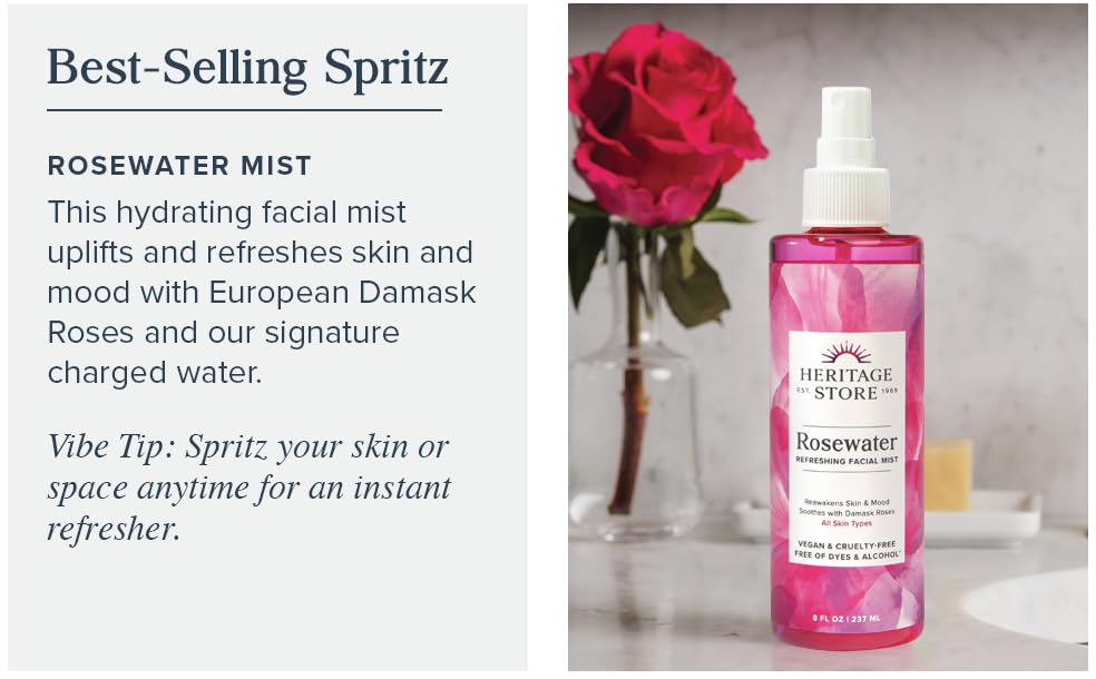 Generic Rosewater Refreshing Facial Mist, 237ml