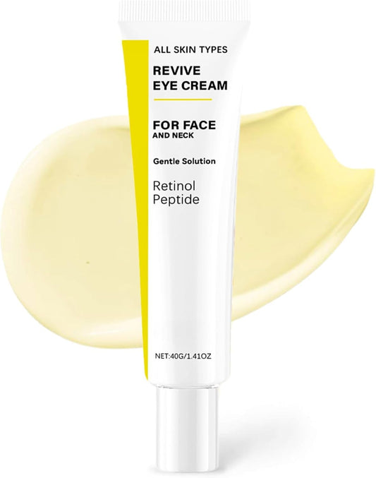 Revive Eye Cream For Face And Neck, Retinol Correxion Eye Cream Retinol Face Creams Anti Aging, Moisturizing, Firming, Retinol Serum For Dark Circles And Puffy Eyes, Reduce Fine Lines, 40g