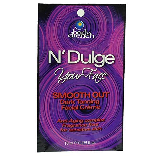 Body Drench N'Dulge Your Face Smooth Out Dark Tanning Facial Creme Sachet 10ml
