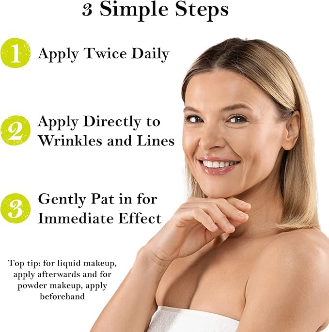 Generic Wrinkle Filler that Works with Hyaluronic Acid (Pack of 2) - Instantly Smoothens Skin, Clinically Proven Results | Cruelty Free, Vegan & Dermatologically Approved