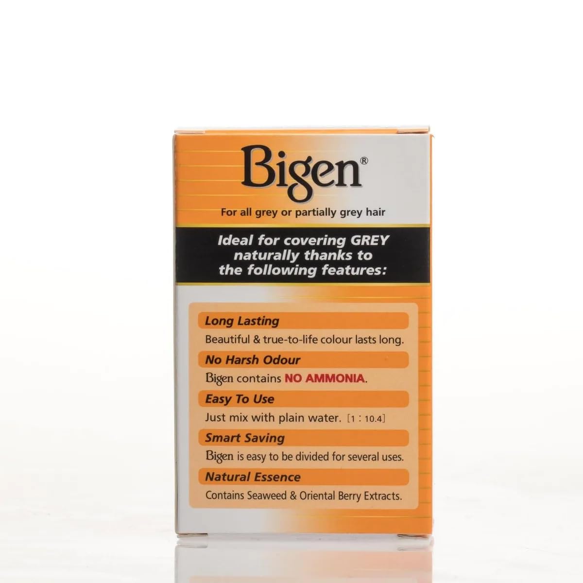 Generic Bigen Permanent Powder Hair Color - 59 - Oriental Black | No Ammonia (Pack of 6)