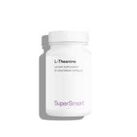 SUPERSMART Supersmart - L-Theanine 400 mg Per Day - L-Theanine Supplement - Promotes Brain Functions - Supports Memory, Concentration, Relaxation & Calmness | Gluten Free - 60 Vegetarian Capsules