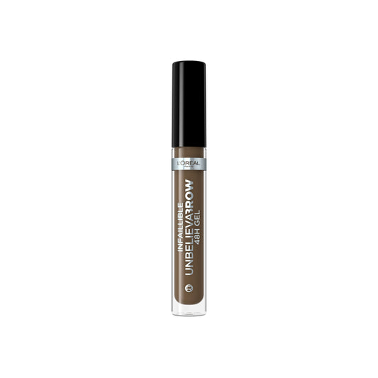 L'Oreal Paris UnbelievaBrow Long-Lasting Eyebrow Gel, Smudge-Proof, Transfer-Proof, Waterproof, 5.0 Light Brunette