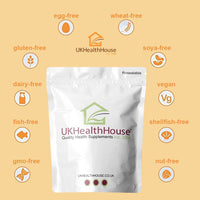UKHealthHouse Garlic 3mg - 360 Tablets - Pure Potent Vegan High Strength 100% Natural Allicin Supplement Odourless Garlic Pearls One-a-Day Pills - UK