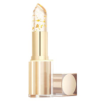 Gold Foil Colour Changing Lipstick, Coloured Lip Balm, Tinted Lip Balm – Hydrating & Plumping Lip Moisturiser For Smooth, Soft Lips - Korean Makeup, Preppy Stuff For Girls