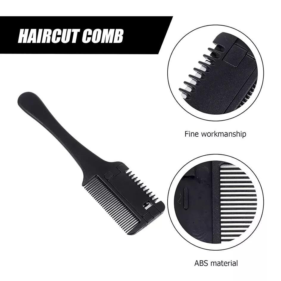 Generic Hair Razor Comb for Hair Thinning & Styling Comb | Double Sided Hairdressing Tool for Barbers and Hairdressers