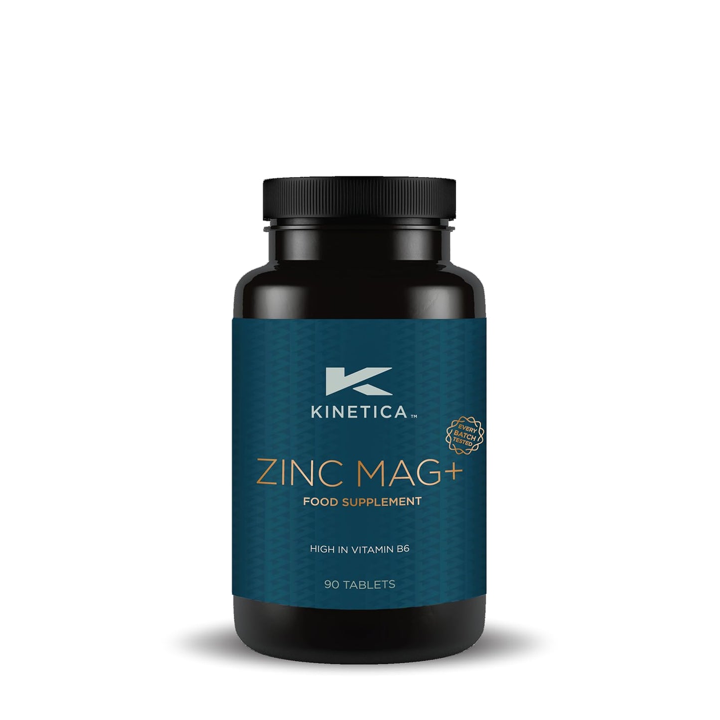 Kinetica Zinc Mag | 90 Capsules | 420 mg Magnesium | 16.5 mg Zinc | 193μg Selenium | 4.8mg B6 | 30 Servings | Sleep aid | Vegan & Vegetarian Friendly