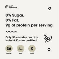 Feel Complete - High Protein Collagen - Premium Type 1 & 3 Hydrolysed Bovine Collagen - Halal - Skin, Hair & Nail - Includes Amino Acids - 300g
