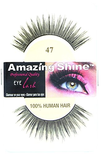 Amazing Shine Human Hair False Eyelashes - 47