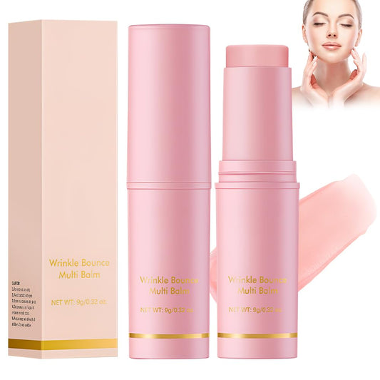 Quixion 2Pcs Wrinkle Multi Balm Stick, Pure Collagen Wand, Collagen Stick For Face, Hydrating Boosting Wand Skincare, CollagenBoosting Moisture Balm StickFor Face, Lip, Eye Wrinkles, 9g