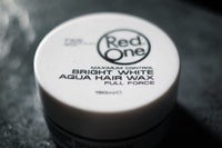 Redone RedOne Hair Styling Aqua Wax Bright White & Violetta 2x 150 ml | Edge Control | Ultra Hold | Gel Wax | Men & Women Hair Wax | Lime & Peach Scent | Maximum Control