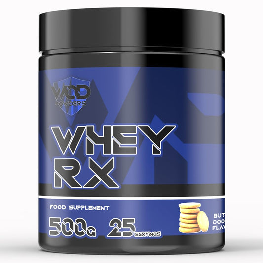 Hellenia WHEY RX - Muscle Building and Recovery Protein Powder - WOD Powders | Low Carb, Low Sugar, Low Fat, High in BCAA’s | Whey Protein Powder (Butter Cookie)