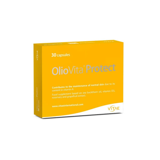 Vitae Oliovita Protect -photo protection from within for sun allergy, sun burns or sun spots/dark spots- 30 capsules