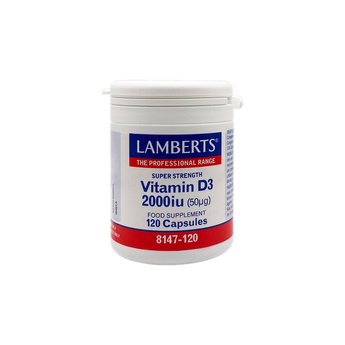 Lamberts Vitamin D3 2000iu 120 Capsules