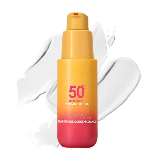 Lumiter Sunscreen Essence, SPF 50+ PA+++, Sun Cream for All Skin Types, Lightweight & Non Greasy Sun Protection