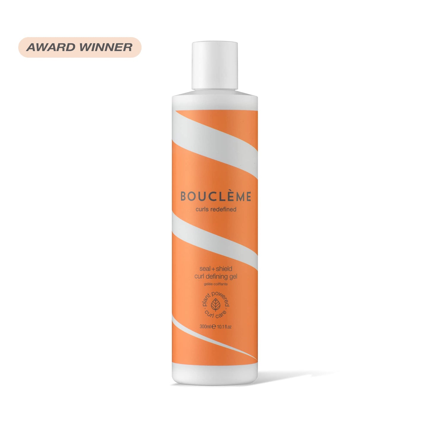 Boucléme Bouclème Seal + Shield Curl Defining Gel - Strong Hold Gel to Protect Against Humidity - 95.69% Naturally Derived Ingredients and Vegan - 300ml, clear