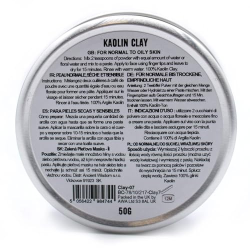 Ancient Wisdom Kaolin Clay 50 g