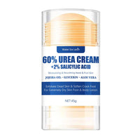 NLFOX 60 Urea Foot Cream - Heel Balm Foot Cream for Cracked Heels and Dry Skin - Urea Cream for Very Dry Feet and Hands - blue stick