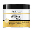 Lorenti Deep Conditioning Hair Mask 500 ml | For Dry, Damaged, Dense & Frizzed Hair | Contains Vitamin B7 & Proteins to Balance & Moisturize Hair | 16.9 Fl Oz (Coconut Milk)