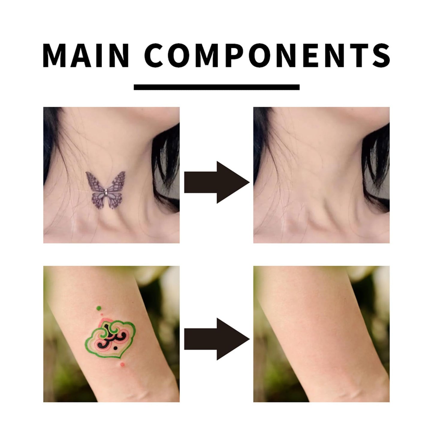 CrownLite Tattoo Cover Up, Waterproof Tattoo Cover Up Makeup with Full Coverage, Body Makeup Concealer Set for Men and Women, Spot Covering Birthmark Tattoo Concealer for Scars, Dark Spots and Vitiligo (2pcs)