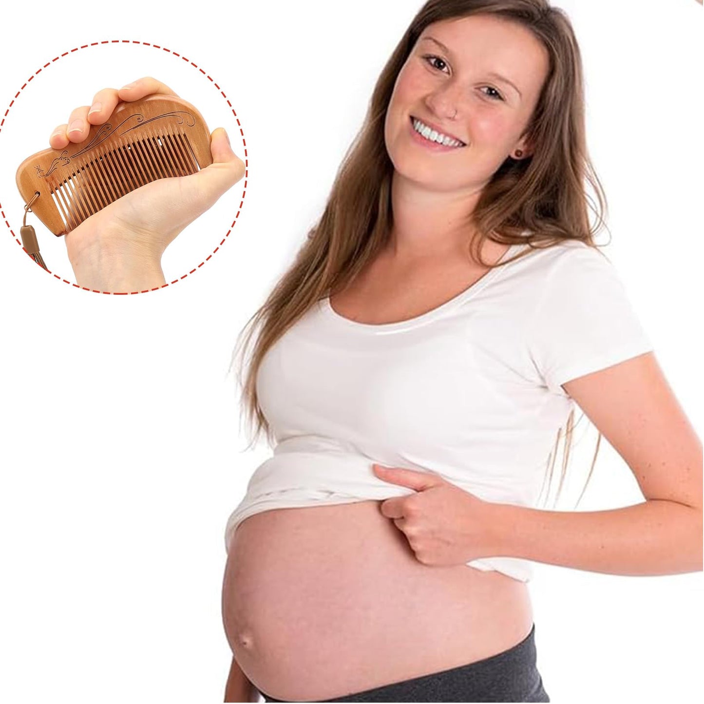 Natural Birthing Comb for Labor Pain,Labour Comb,Postpartum Essentials,After Birth Essentials for Mum Can be Used for Distraction Relieves,Anxiety,Stressful Situations and Other Pains