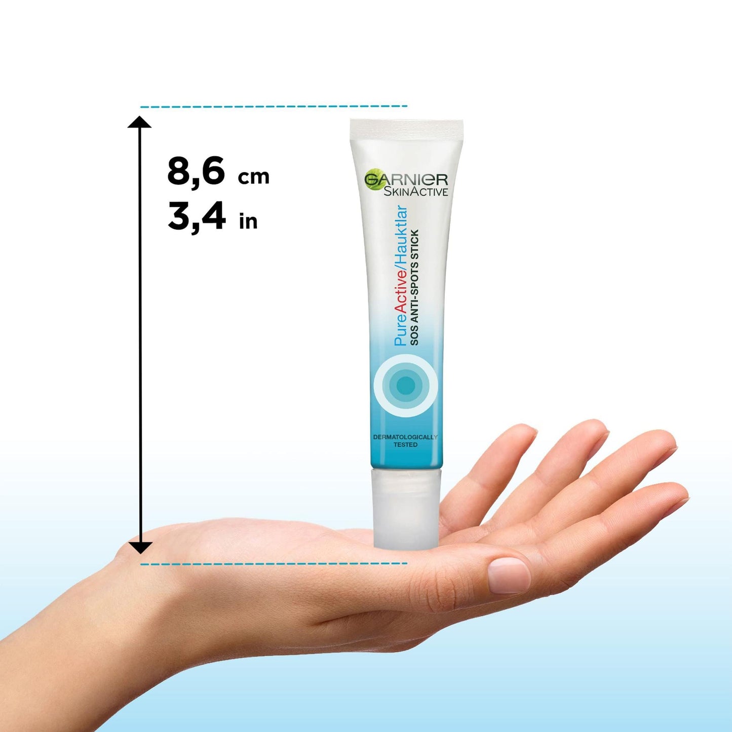 Garnier Skin Clear S.O.S Anti-Pimple Pen for Blemished Skin, Extra Strong, with Vitamin B3, Zinc, Salicylic Acid and Eucalyptus, Skin Active, 10 ml
