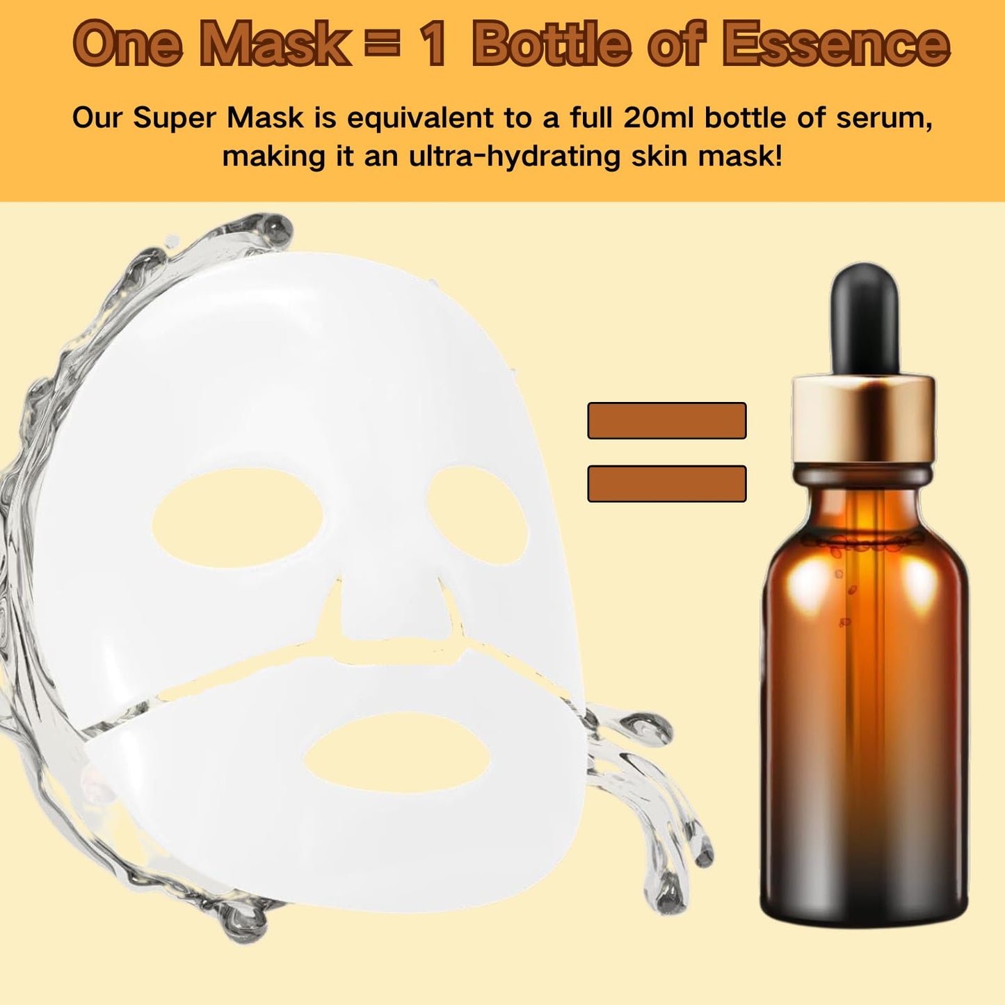 TBeautfave 3PCS Snail Mucin Collagen Face Mask - Glass Skin Face Mask Korean Skincare - Collagen Hydrating Mask Sheet with Hyaluronic Acid for Anti-Aging, Anti-Wrinkle, Deep Moisturizing&Firming