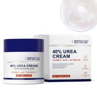 IZBEAUVO 40% Urea Foot Cream for cracked heels and Dry Skin – Cracked Heel Repair Cream & Intensive Foot Moisturiser – Targets Rough Skin Areas & Dry Feet Treatment - Suitable for all kinds of seasonal dryness