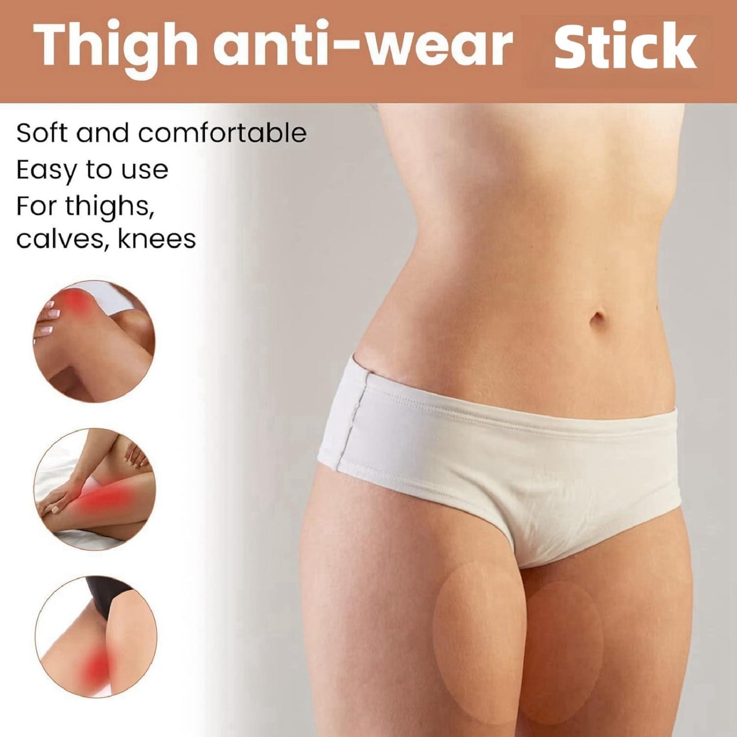 AINxtolm Anti Chafe Stick,Anti Chafe Balm,Anti Chafing Cream,Anti Chafing Stick,Effective Anti Chafing Balm,Waterproof Running Chafe Stick,Glide Anti Chafing Stick,Anti Chafe Cream for Women,Chafing Balms