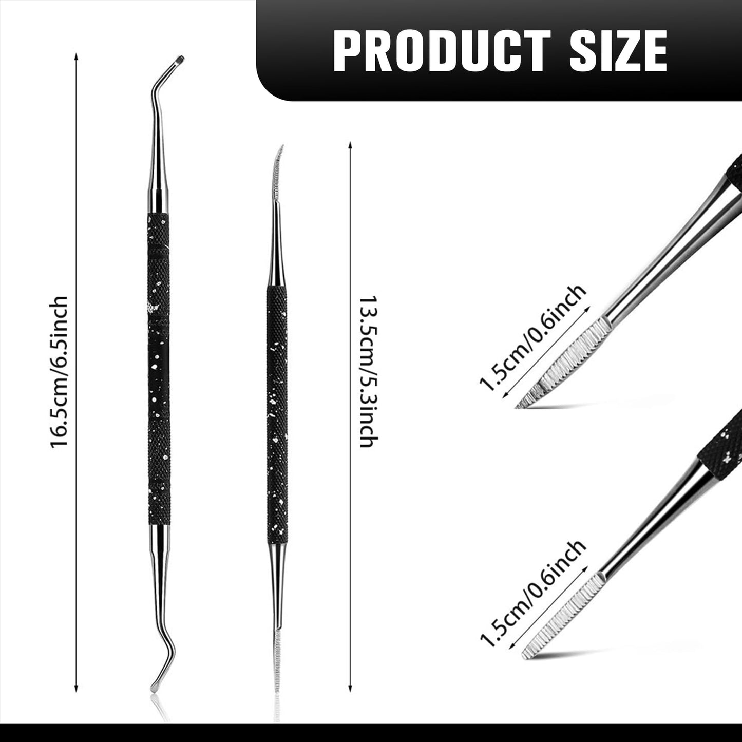 FERYES Ingrown Toenail Tools,Toenail Lifter and Toenail File Kit for Ingrown Toenails Treatment - Surgical Grade Stainless Steel