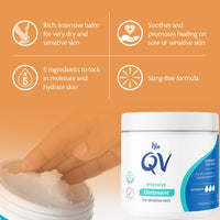 QV Intensive Ointment 450g, Helps to Protect and Soothe Dry and Sensitive Skin, Sting Free, Ideal for Drier Areas