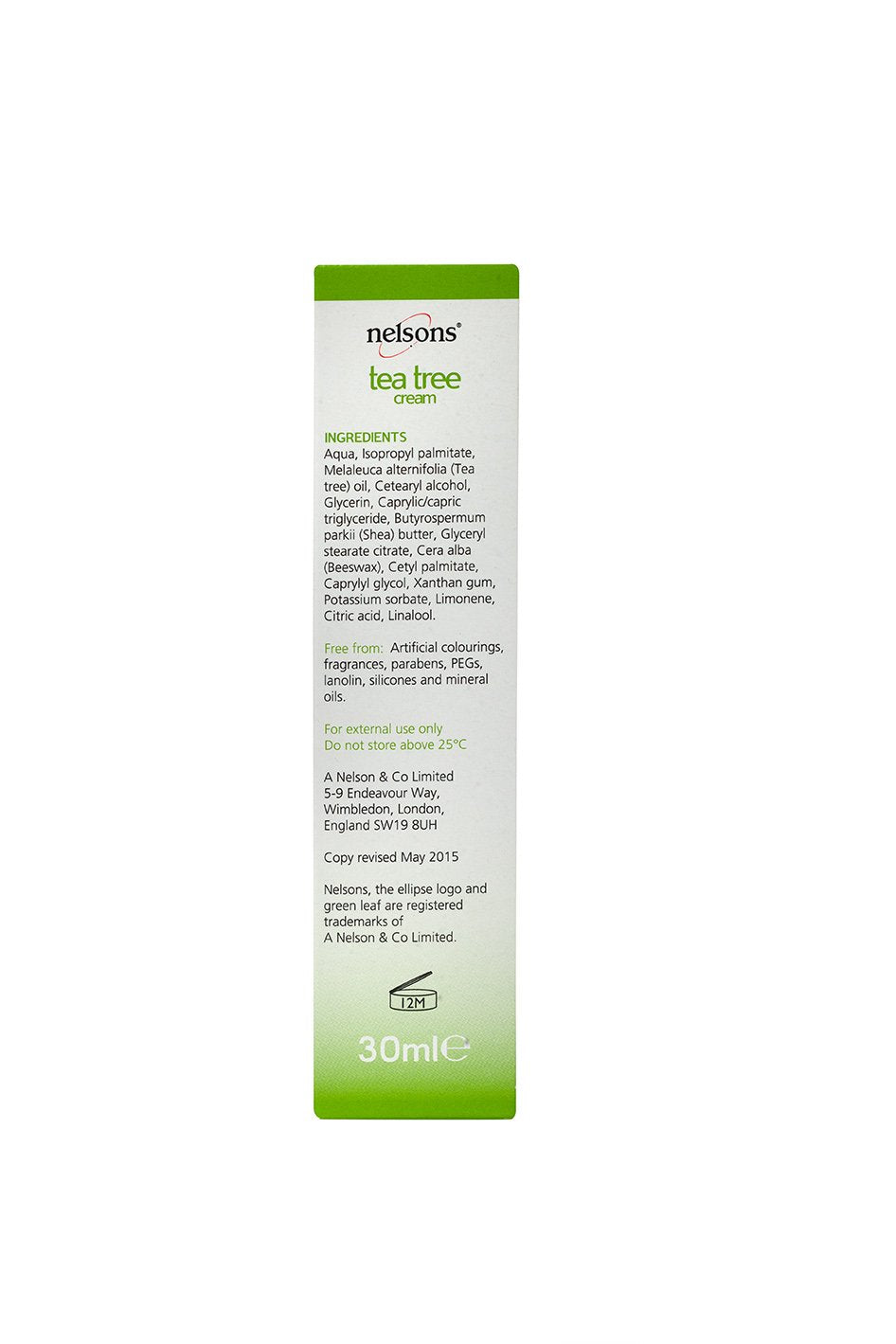 Nelsons Tea Tree Cream 30ml