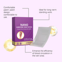 SONGQEE Soothing Leg Breathable Care Patches, Varicose Vein Patch, Improving Blood Circulation, Skin Body Care, for All Skin Types