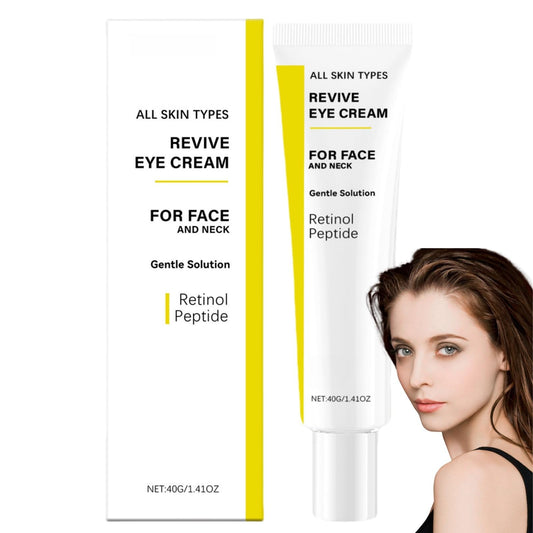 Revive Eye Cream for Face And Neck,Retinol Anti Aging Eye Cream,Ey/e Cre/am for Dark Circles And Puffy Eyes,Ey/e Bags Remover,Peptides Anti Wrinkle Ey/e Cream,Retinol/Dark Circle E/ye Crea/m,