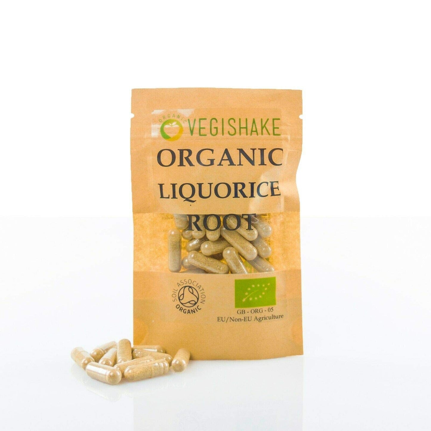 Organic Liquorice Root HPMC Capsule 740mg Glycyrrhizin Supplements Anti-Inflammatory Digestion Colon Cleanse Vegan Halal Kosher (90 Capsules)