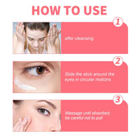 SingHao Retinol Eye Stick,Retinol Eye Cream for Dark Circles,Under Eye Cream Anti Aging,Eye Cre/am for Puffiness,Reducing Fine Lines,E/ye Balm Stick,E/ye Brightener Sti/ck,Smoothens Wrinkle E/ye Cre/am