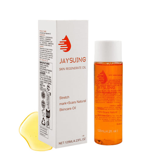 PlusBee Bio Oil Scar Treatment, Collagen Boosting Oil for Scars, Stretch Marks & Uneven Skin Tone, Skincare Serum for Pregnancy, Acne & Surgery Scars, 125ml