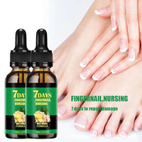 Ginger Nail Essence, 7days Nail Treatment,Hand Oil Damaged Nail Repair And Strengthening Nail Care 3PCS