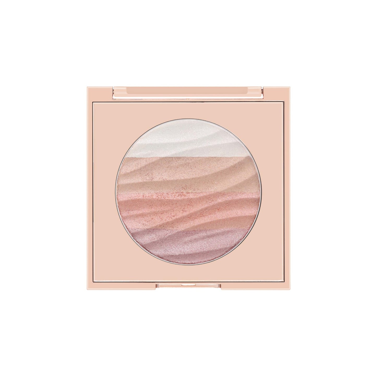 W7 Afterglow Blusher & Highlight Compact - Pink & Gold Glowing Pressed Powder Compact