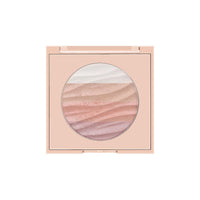 W7 Afterglow Blusher & Highlight Compact - Pink & Gold Glowing Pressed Powder Compact