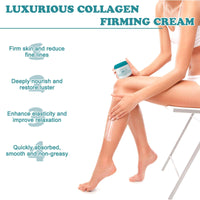 Anmahe Body Souffle 85g Firming Neck Cream Ultra Hydrating Crepe Skin Firming Cream Body Souffle for Women Deeply Moisturizing Suitable for Neck, Chest, Arms and Legs