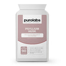Purolabs Psyllium Husk Complex - High Purity 99.9% Fibre Supplement with Aloe Vera - Natural Digestive Support - Gut Health & Bowel Regularity - 90 Capsules