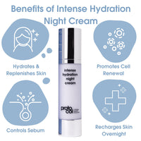 Proto-Col Proto-col - Intense Hydration Night Cream, Collagen Technology + Hyaluronic Acid + Vitamin C, Wake up with Smooth, Plump and Radiant Skin (50ml)