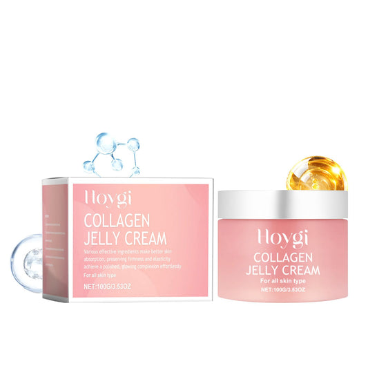TBeautfave Collagen Jelly Cream, Anti-Aging Collagen Face Cream,Reduce Fine Lines and Wrinkles,Boosts Skin's Barrier Hydration