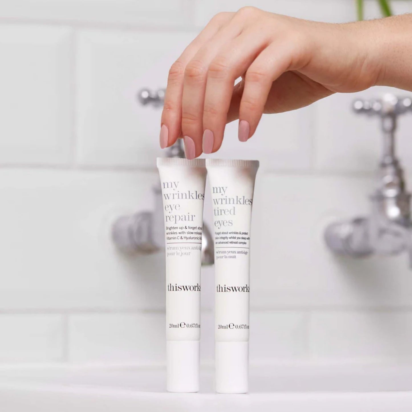 This Works - My Wrinkles Eye Repair 20ml, Lightweight Morning Eye Cream with Bakuchiol, Vitamin C & Hyaluronic Acid, to Firm, Soothe & Hydrate