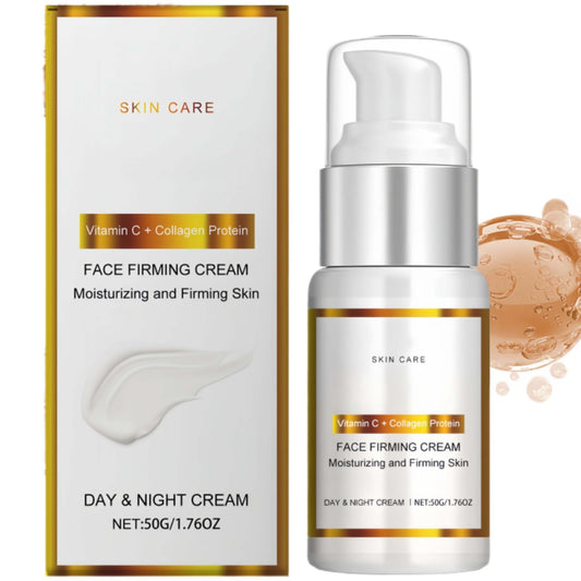 OunTechGlory Skin Tightening Cream for Face-Neck, & Eyes - Anti Aging Ment for Sagging Skin, Puffiness, Fine Lines & Wrinkles