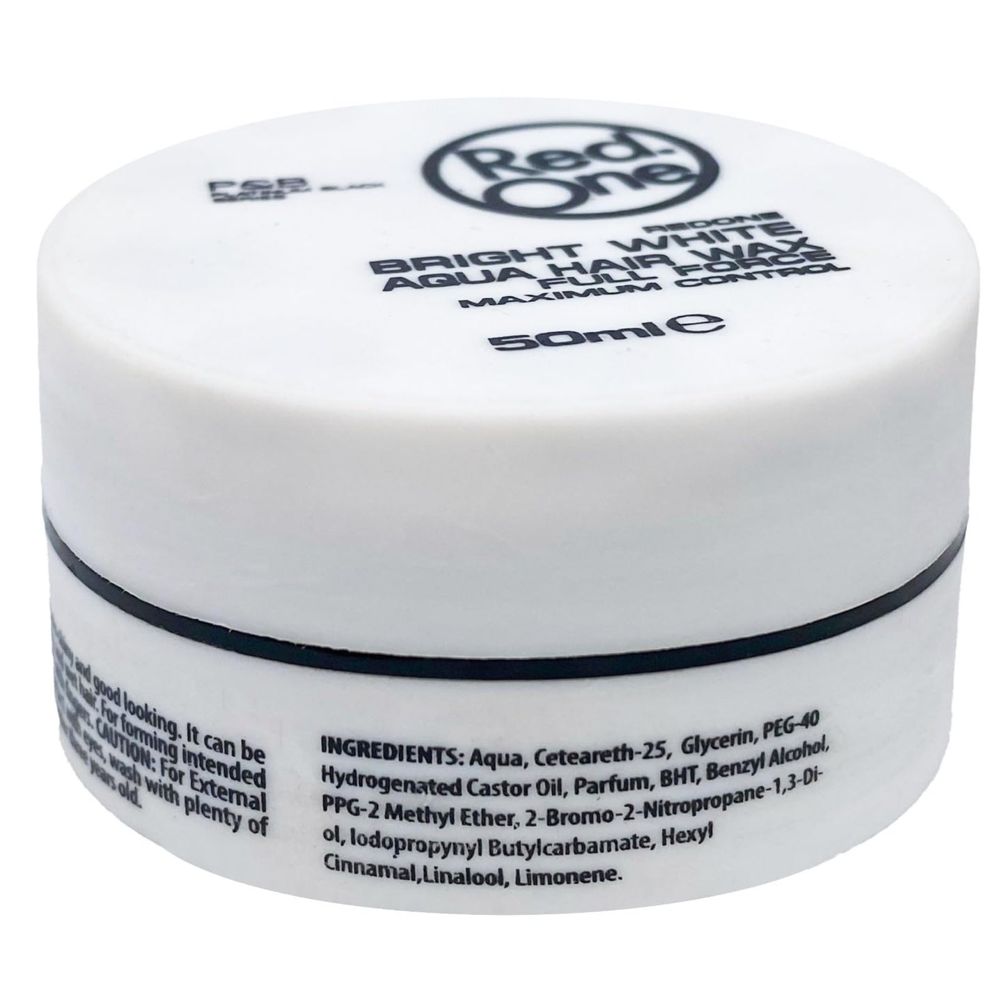 Redone Hair Styling Aqua Wax White 2 x 50 ml | Travel Size | Ultra Hold | Gel Wax | Peach Scent | Strong Holding | Shine Look | Maximum Control