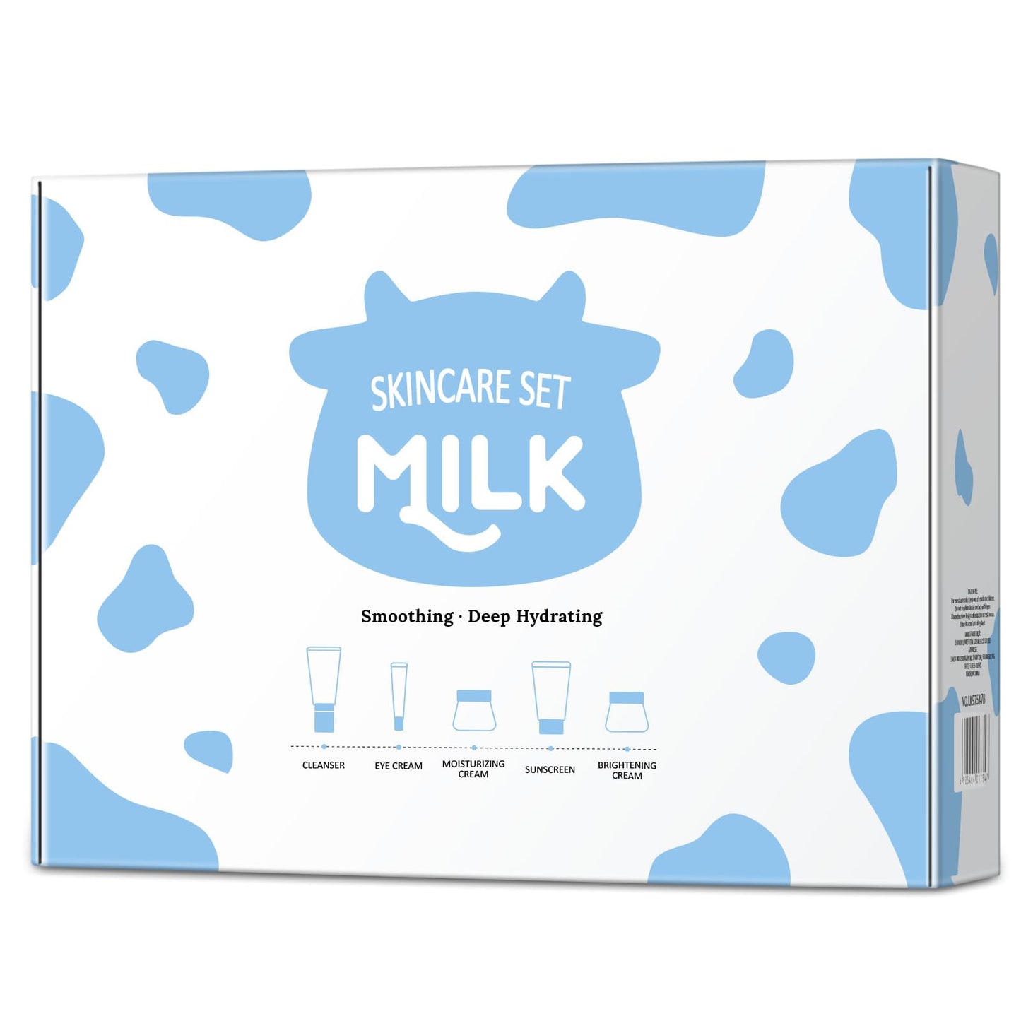MIZEEYE Milk Skin Care Sets & Kits For Teen Girls, Skin Care Gift Set For Women, Shrink Pores & Moisturizing, Face Skincare Kit With Hyaluronic Acid, Alpha Arbutin For Fine Lines, Acne.
